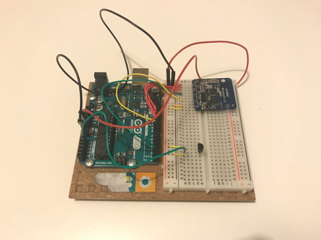 arduino bluetooth temp sensor