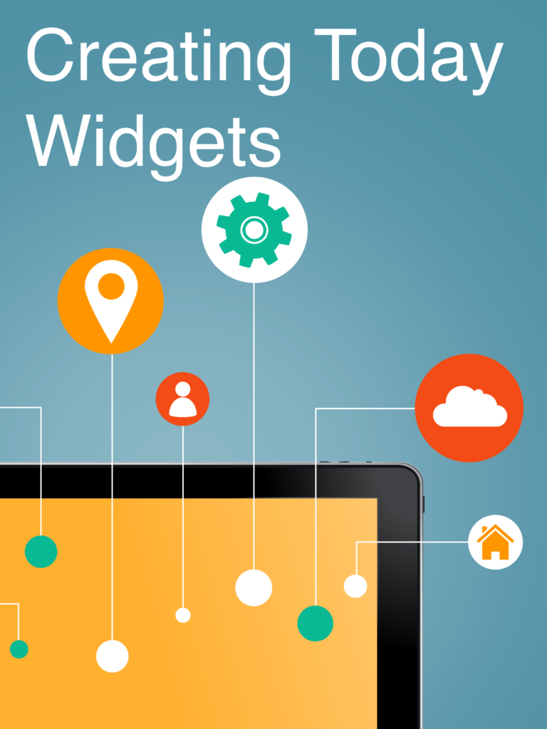Today widgets are small view controllers that your users can add to their 'Today' view. They are good for displaying the most relevant information to your users.